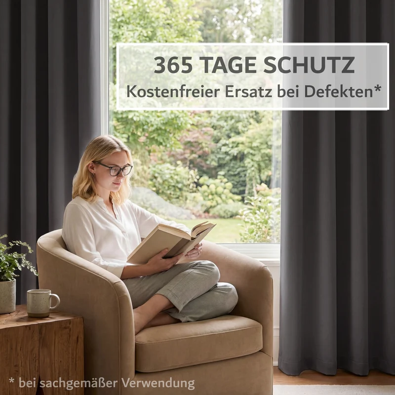 Vorhang-Set mit Klemmstange