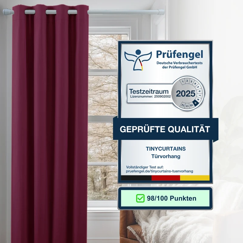 Vorhang-Set mit Klemmstange