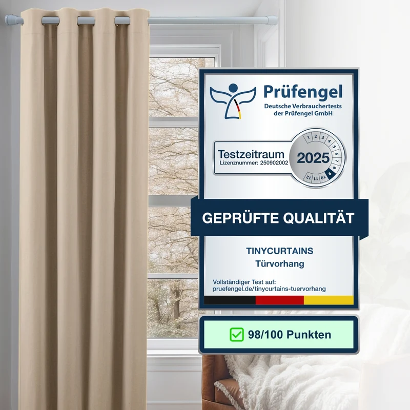 Vorhang-Set mit Klemmstange