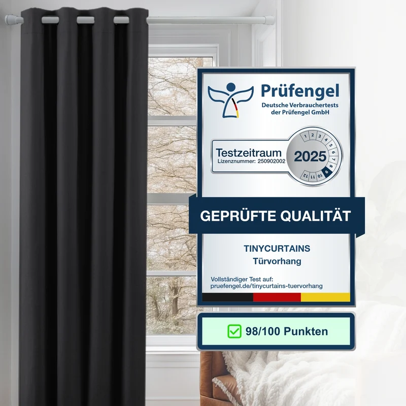 Vorhang-Set mit Klemmstange