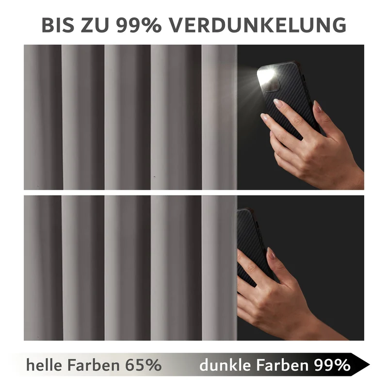 Vorhang-Set mit Klemmstange