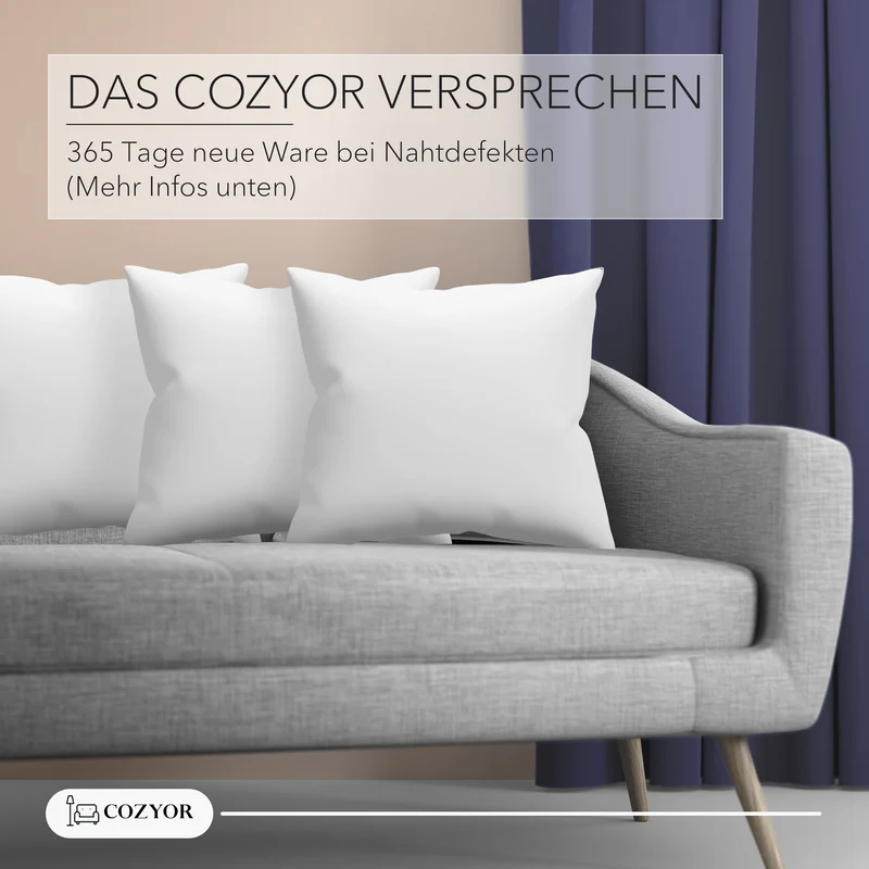 Sofakissen allergikerfreundlich
