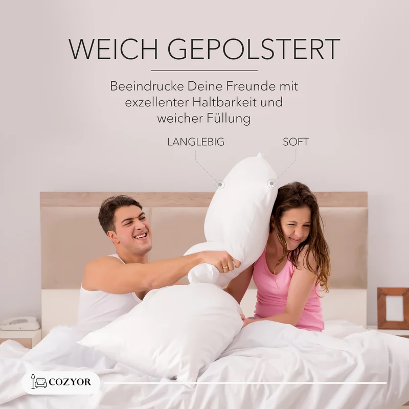 Sofakissen allergikerfreundlich