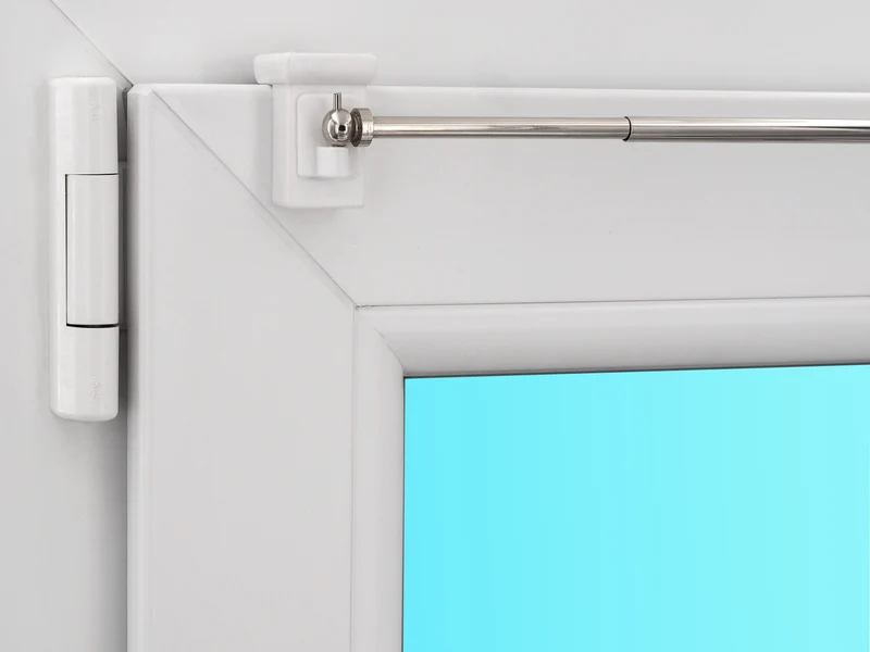 Gardinenstange Vaganz glänzend mit Fensterhaken 10–27 mm