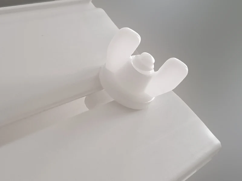 Universal-Feststeller für Gardinenschienen – 3–10 mm Profilschlitz