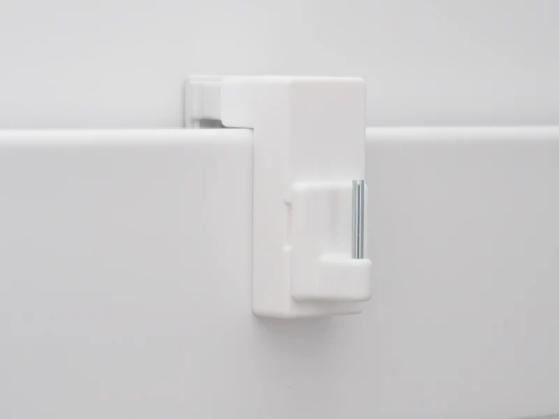 Fensterhaken aus Kunststoff 10–24 mm mit Wechselaufsätzen