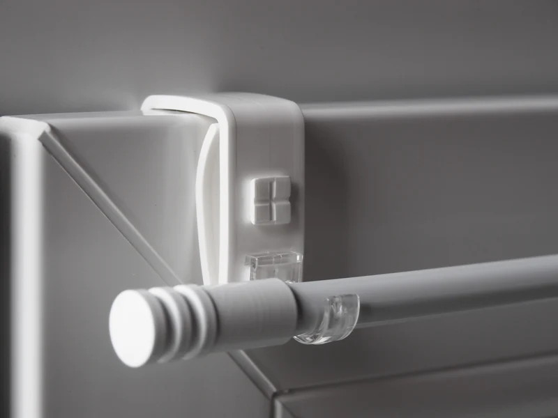 Fensterhaken 8–17 mm mit Aufsätzen für Vitrage- & Gardinenstangen