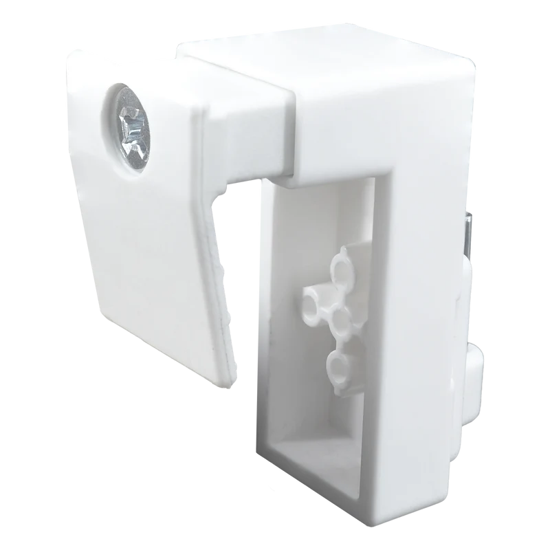 Fensterhaken aus Kunststoff 10–24 mm für Deko & Vitragestangen