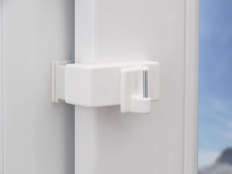 Fensterhaken aus Kunststoff 10–24 mm für Deko & Vitragestangen