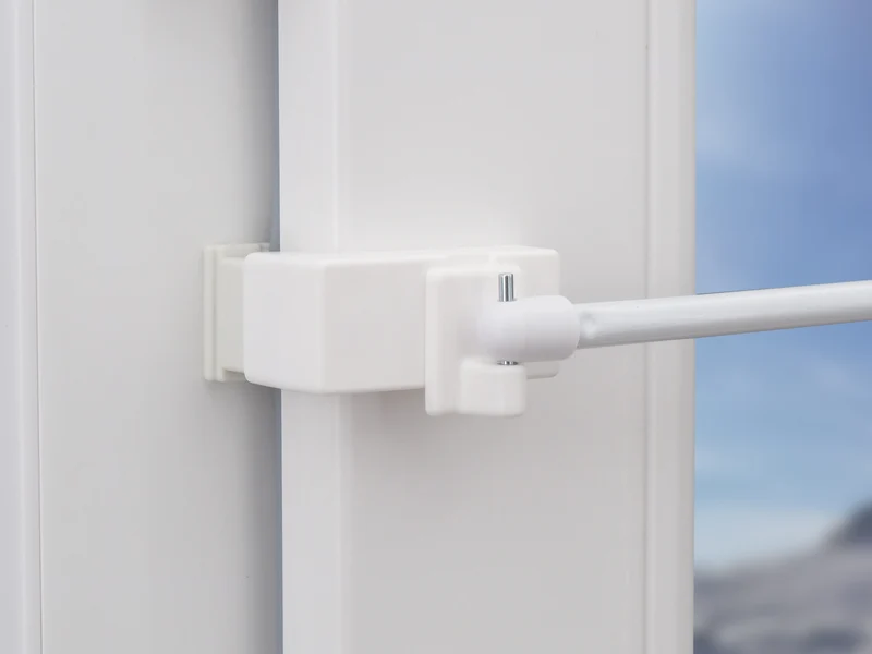 Fensterhaken aus Kunststoff 10–24 mm für Deko & Vitragestangen