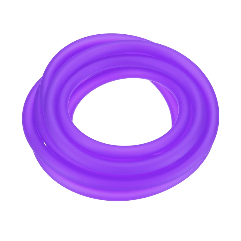 Fuel Line Hose Tube, Rubber Petrol Fuel Gas Line Pipe 3/16" ID 8.2ft, Purple