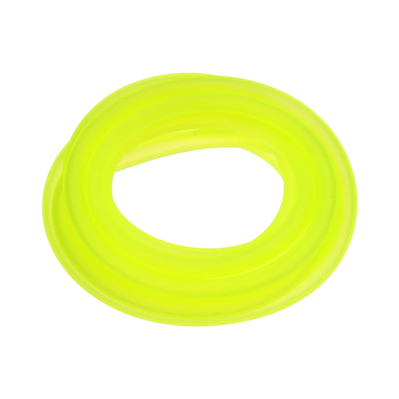Fuel Line Hose Tube, Rubber Petrol Fuel Gas Line Pipe 3/16" ID 8.2ft, Yellow