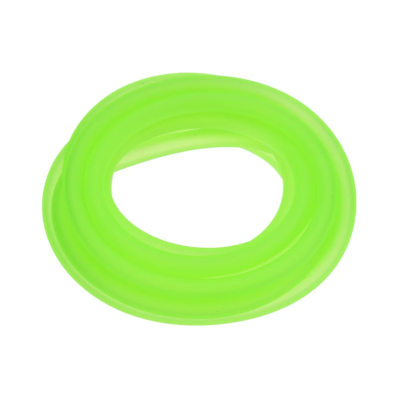 Fuel Line Hose Tube, Rubber Petrol Fuel Gas Line Pipe 3/16" ID 8.2ft, Green
