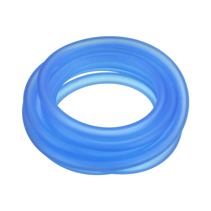 Fuel Line Hose Tube, Rubber Petrol Fuel Gas Line Pipe 3/16" ID 8.2ft, Blue