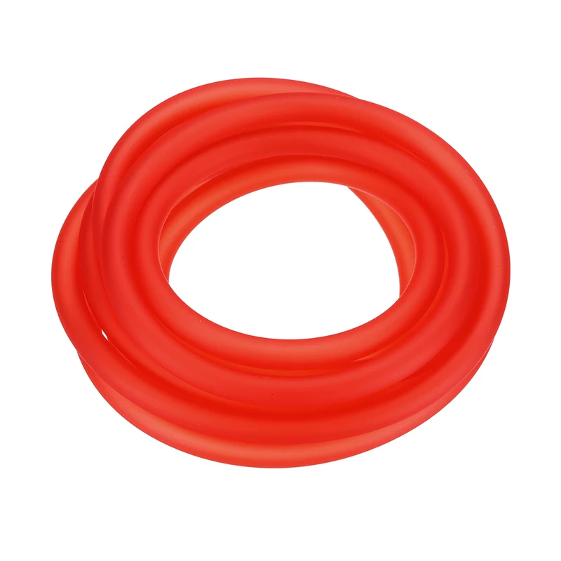 Fuel Line Hose Tube, Rubber Petrol Fuel Gas Line Pipe 3/16" ID 8.2ft, Red