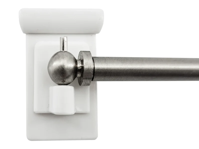 Gardinenstange Vaganz ausziehbar mit Fensterhaken 10–27 mm