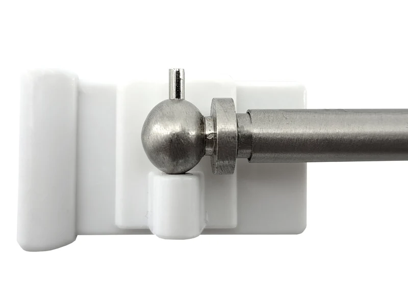 Gardinenstange Vaganz ausziehbar mit Fensterhaken 10–27 mm
