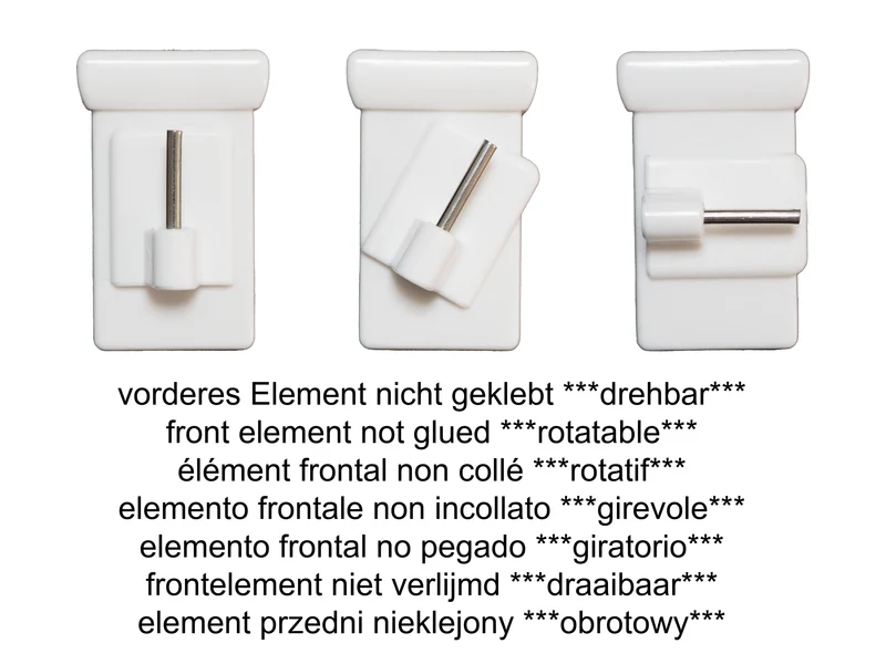 Gardinenstange Miami ausziehbar mit Fensterhaken 10–27 mm