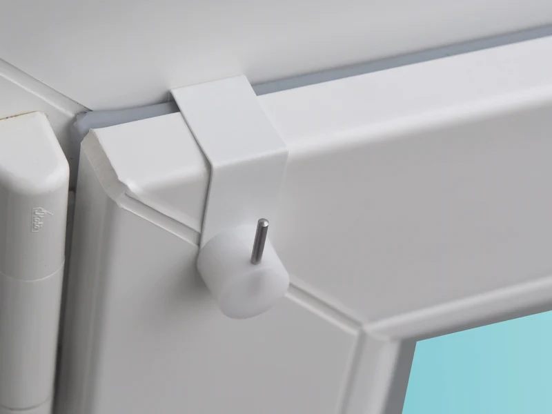 Gardinenstange Easy ausziehbar mit Fensterhaken 15–20 mm