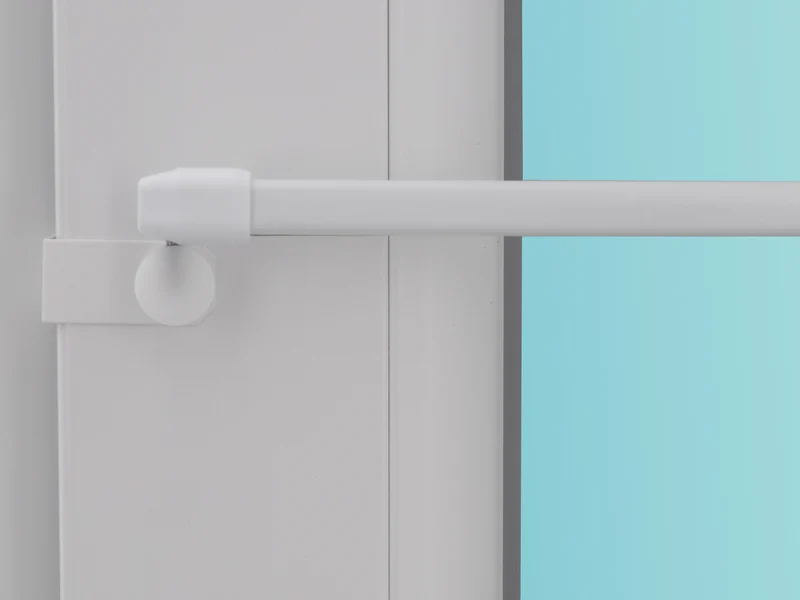 Gardinenstange Easy ausziehbar mit Fensterhaken 15–20 mm