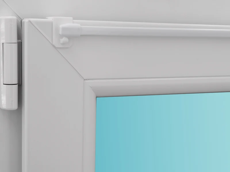 Gardinenstange Hawaii ausziehbar mit Fensterhaken 15–20 mm