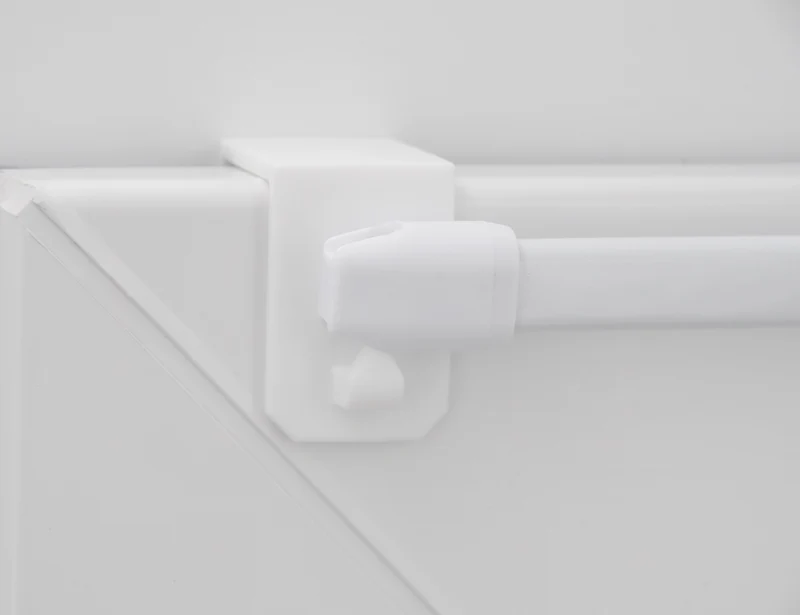 Gardinenstange Hawaii ausziehbar mit Fensterhaken 15–20 mm