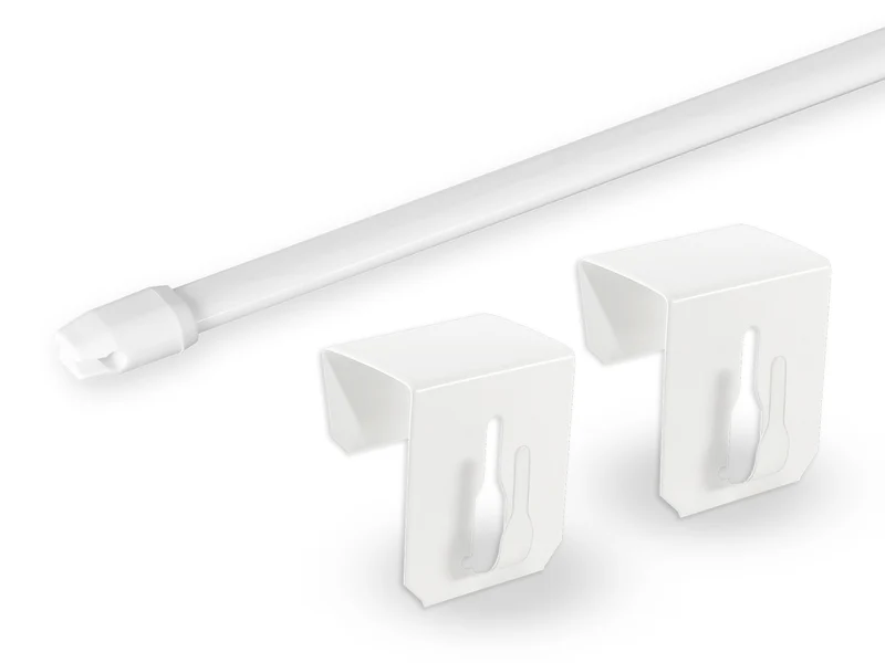 Gardinenstange Florida ausziehbar mit Fensterhaken 15–20 mm