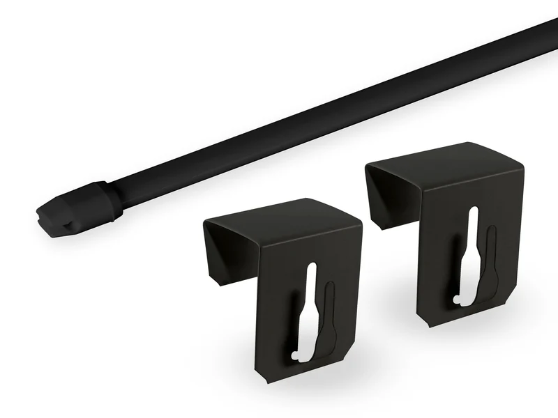 Gardinenstange Florida ausziehbar mit Fensterhaken 15–20 mm