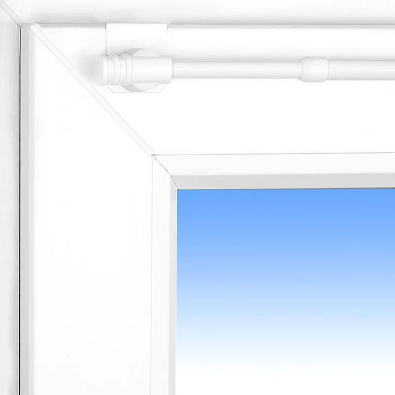 Gardinenstange Basic Fix-Klick ausziehbar mit Fensterhaken