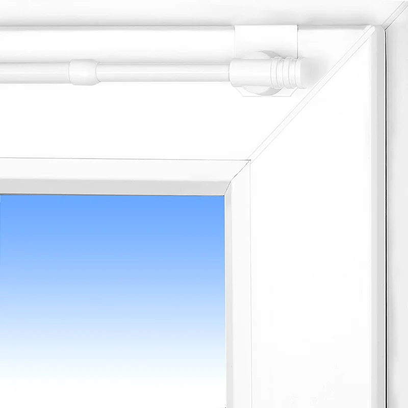 Gardinenstange Basic Fix-Klick ausziehbar mit Fensterhaken