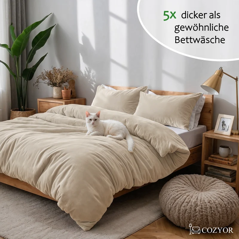 Kuschelbettwäsche plüsch