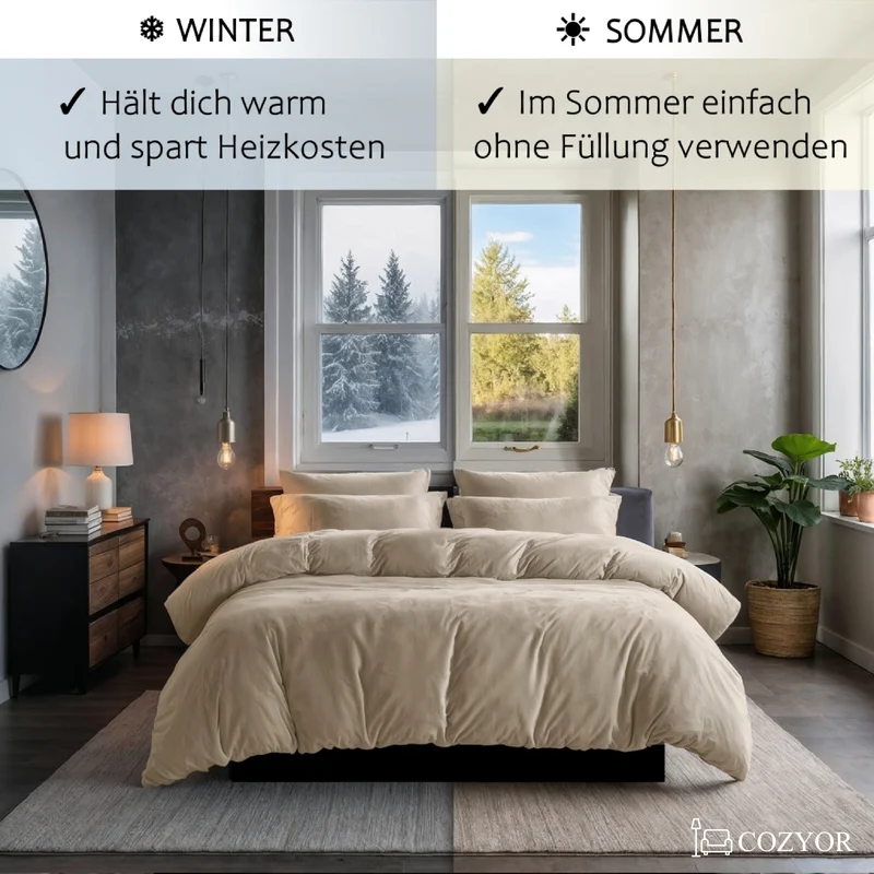 Kuschelbettwäsche plüsch