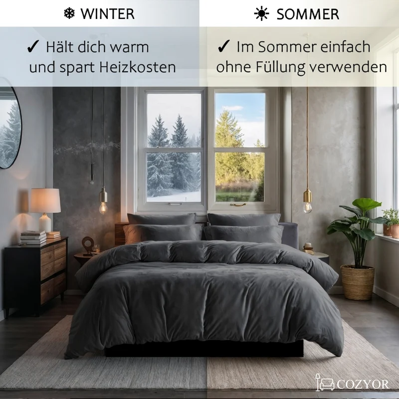 Kuschelbettwäsche plüsch