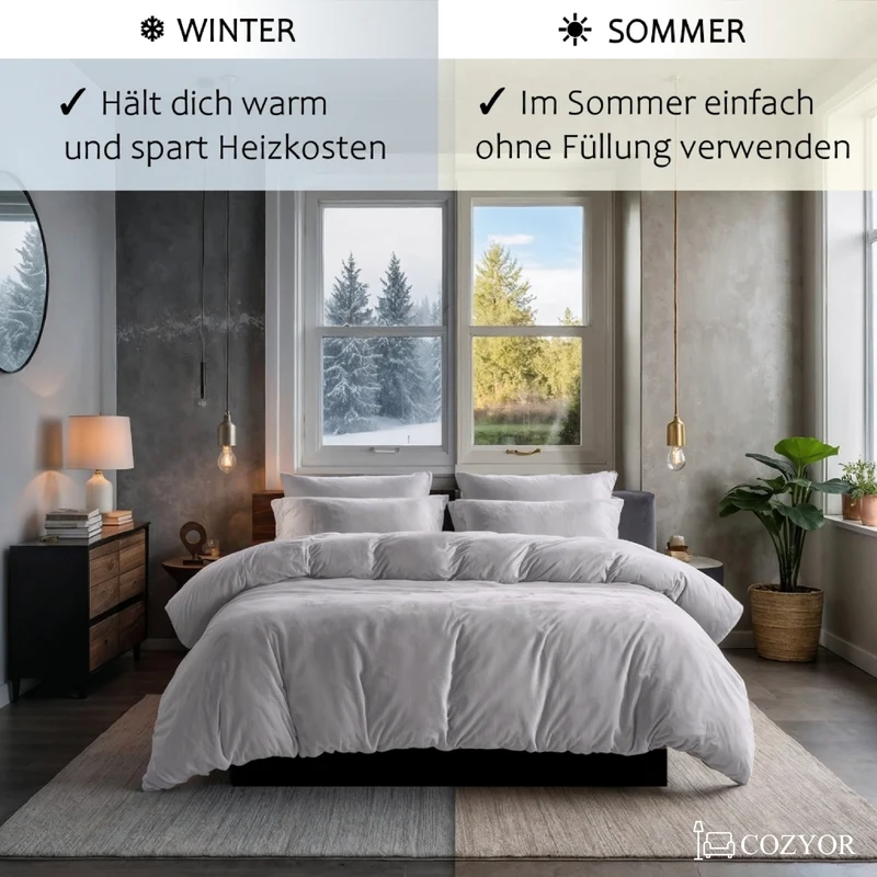 Kuschelbettwäsche plüsch