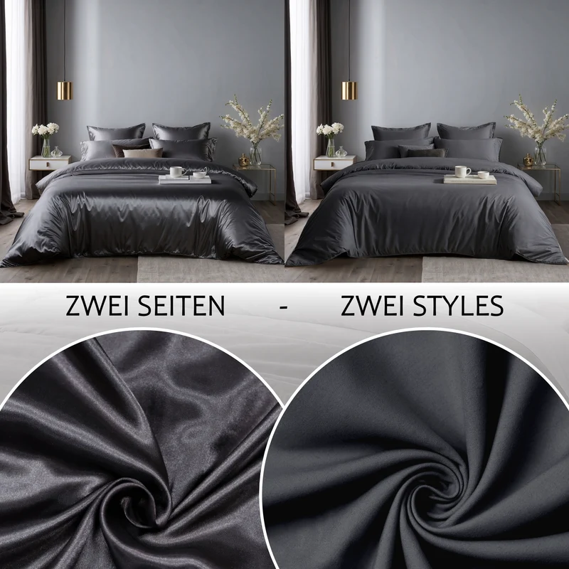 Wendebettwäsche Satin & Mikrofaser