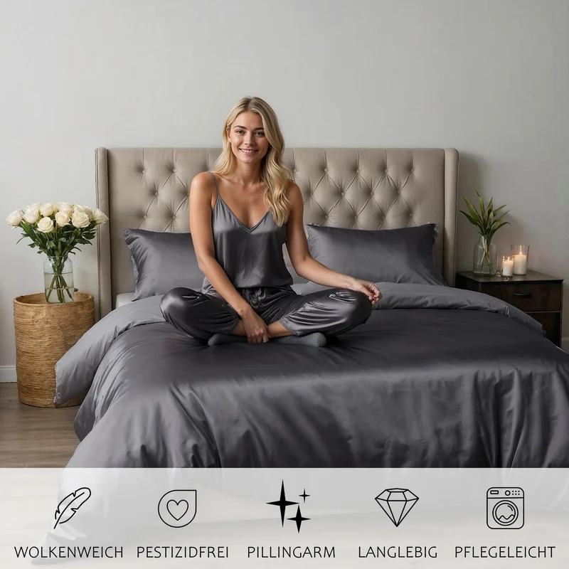Wendebettwäsche Satin & Mikrofaser