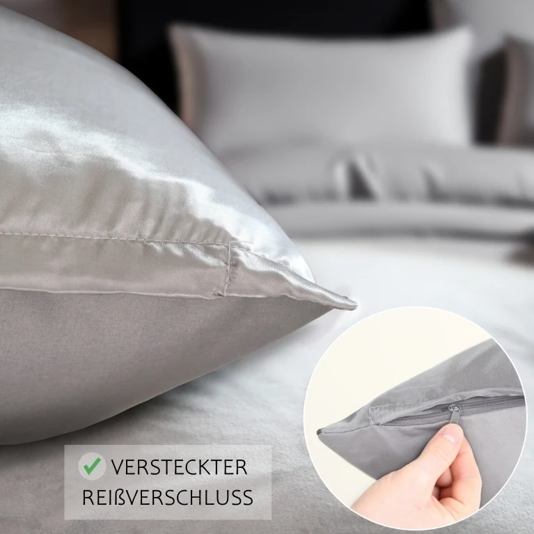 Wendebettwäsche Satin & Mikrofaser
