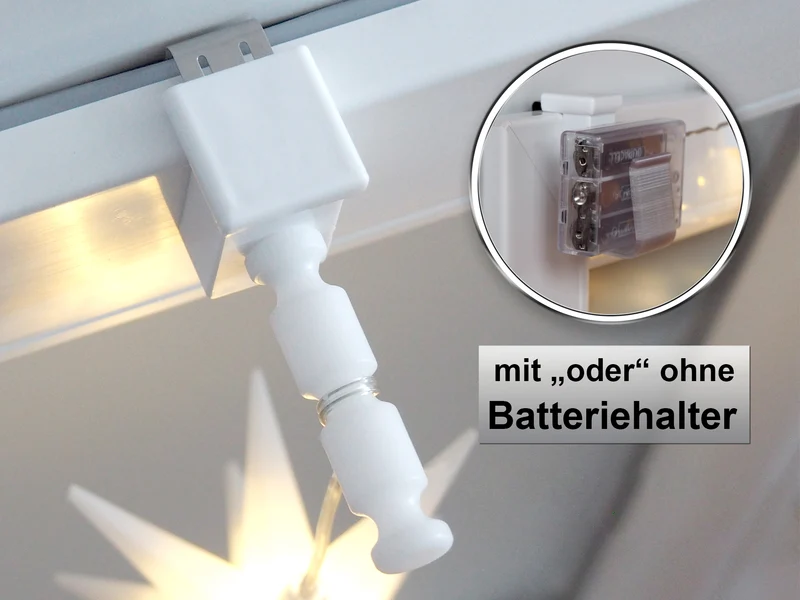 Fensterhaken/Dekohaken mit Distanzhalter, Größe M, Klemmbereich 10-27 mm