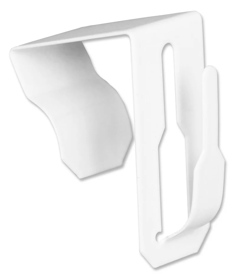 Schmaler Fensterhaken 10–25 mm für Fensterdeko & Vitragestangen
