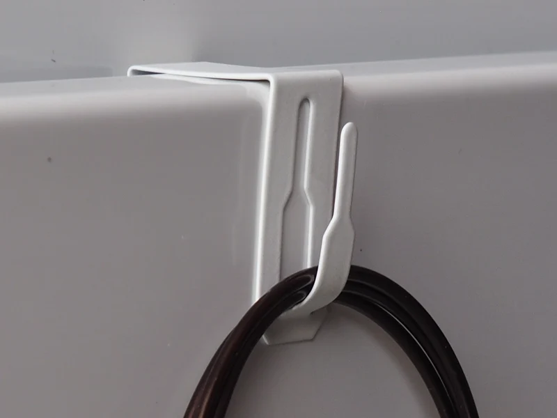 Schmaler Fensterhaken 10–25 mm für Fensterdeko & Vitragestangen