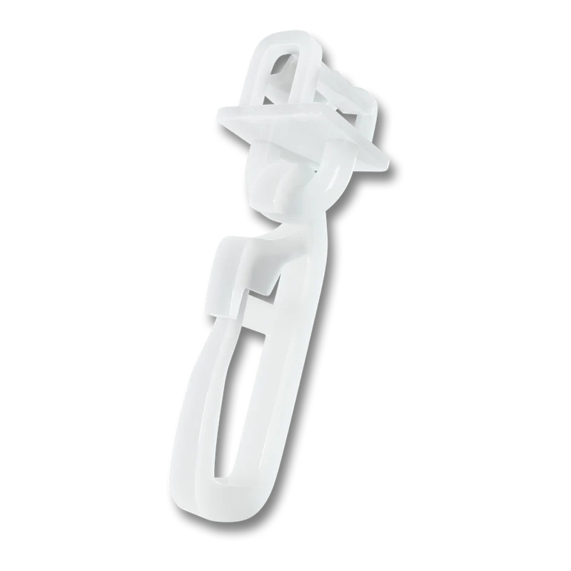 Klick Fix Gardinengleiter für Gardinenschienen mit 6 -6,5 mm Laufnut