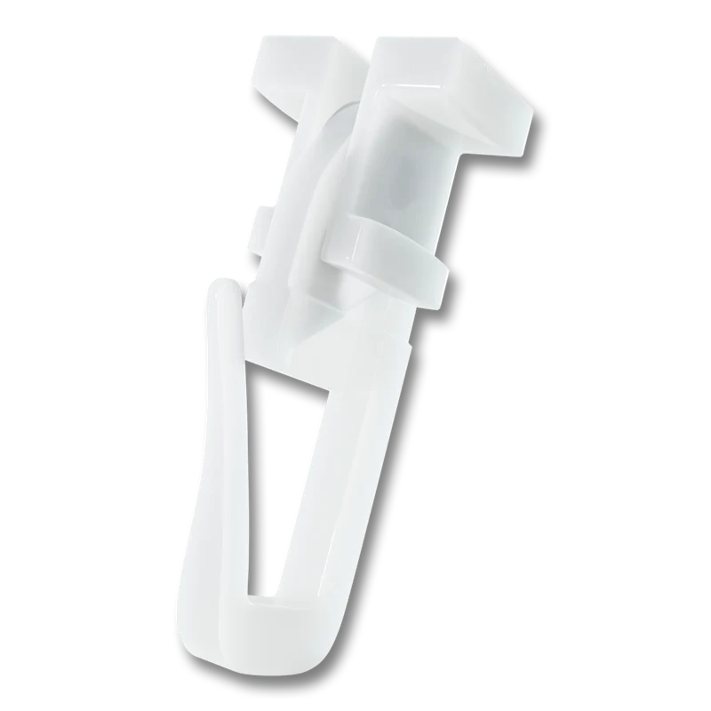 DUO X-Gleiter 4/6 mm mit verschließbarem Faltenlegehaken