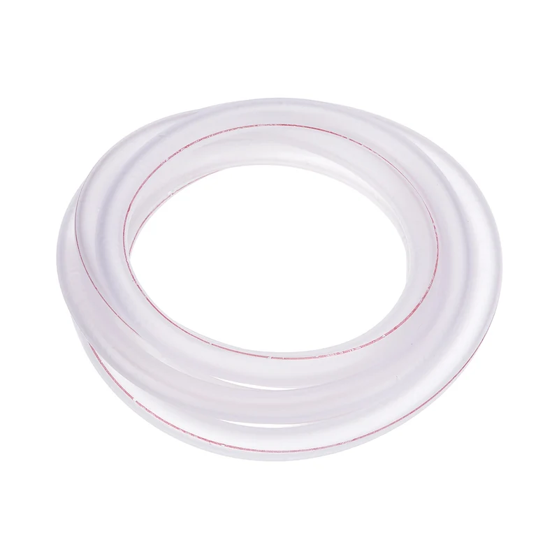 Fuel Line Hose Tube, Rubber Petrol Fuel Gas Line Pipe 3/16" ID 4.9ft, Clear