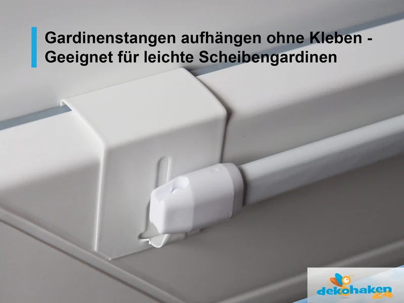 Fensterhaken aus Federedelstahl 12–23 mm für Deko & Vitragestangen
