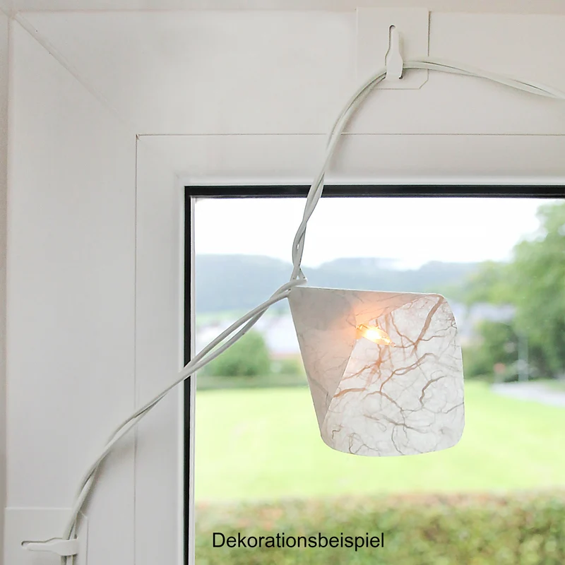 Fensterhaken aus Federedelstahl 12–23 mm für Deko & Vitragestangen