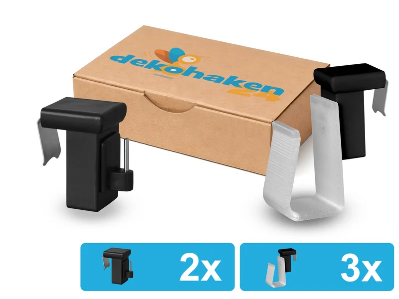 Verstellbarer Fensterhaken 10–27 mm – optional mit Batteriehalter