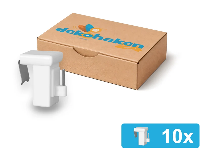 Verstellbarer Fensterhaken 10–27 mm – optional mit Batteriehalter