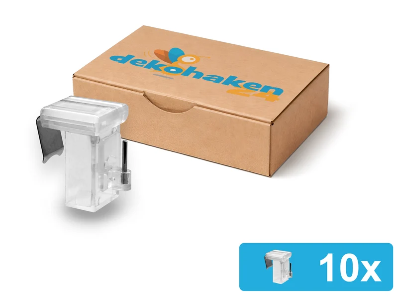 Verstellbarer Fensterhaken 10–27 mm – optional mit Batteriehalter
