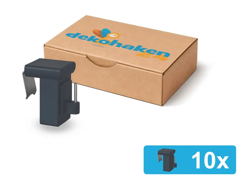 Verstellbarer Fensterhaken 10–27 mm – optional mit Batteriehalter