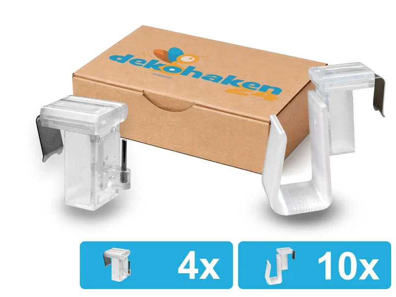Verstellbarer Fensterhaken 10–27 mm – optional mit Batteriehalter